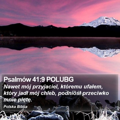 Psalmów 41:9 POLUBG Bible Verse Image
