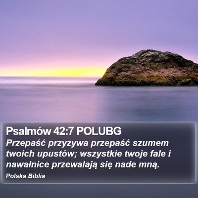 Psalmów 42:7 POLUBG Bible Verse Image