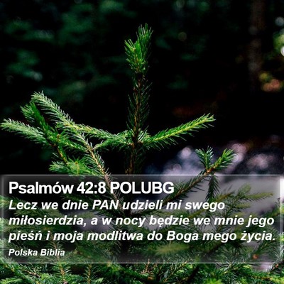 Psalmów 42:8 POLUBG Bible Verse Image