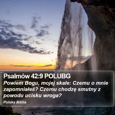 Psalmów 42:9 POLUBG Bible Verse Image
