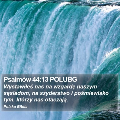Psalmów 44:13 POLUBG Bible Verse Image