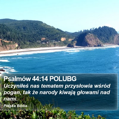 Psalmów 44:14 POLUBG Bible Verse Image