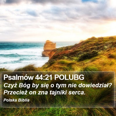 Psalmów 44:21 POLUBG Bible Verse Image