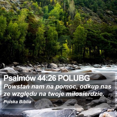 Psalmów 44:26 POLUBG Bible Verse Image