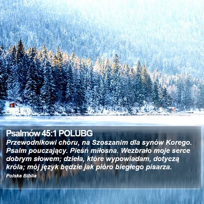 Psalmów 45:1 POLUBG Bible Verse Image