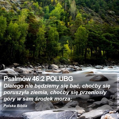 Psalmów 46:2 POLUBG Bible Verse Image
