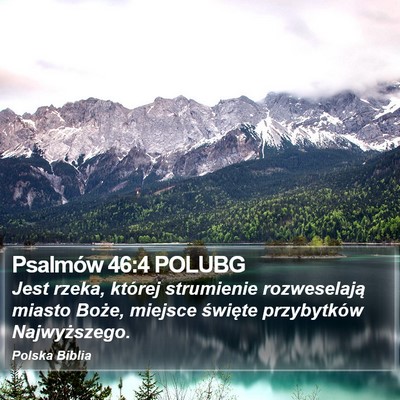 Psalmów 46:4 POLUBG Bible Verse Image