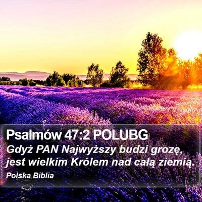 Psalmów 47:2 POLUBG Bible Verse Image
