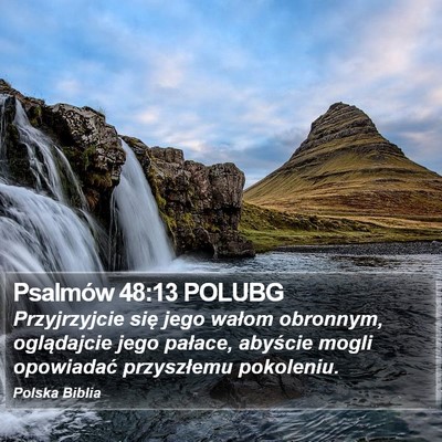 Psalmów 48:13 POLUBG Bible Verse Image