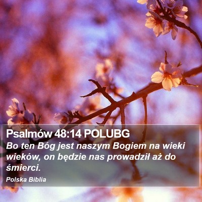 Psalmów 48:14 POLUBG Bible Verse Image