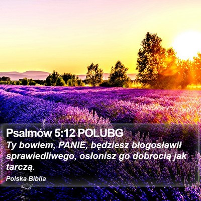 Psalmów 5:12 POLUBG Bible Verse Image