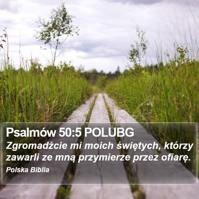 Psalmów 50:5 POLUBG Bible Verse Image