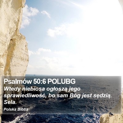 Psalmów 50:6 POLUBG Bible Verse Image