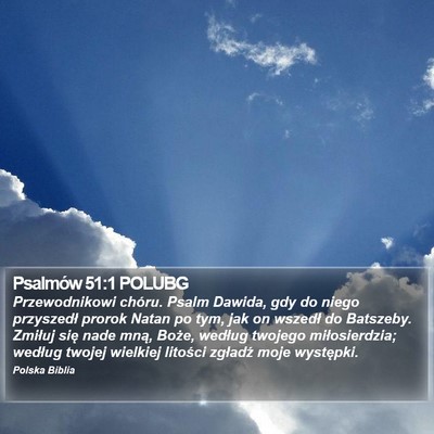 Psalmów 51:1 POLUBG Bible Verse Image