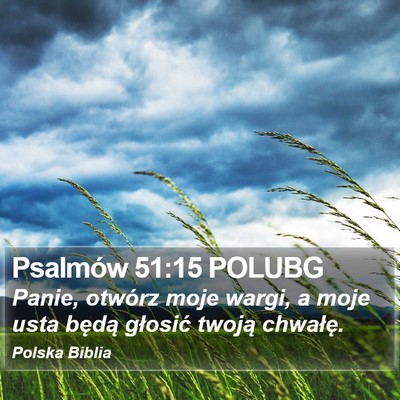 Psalmów 51:15 POLUBG Bible Verse Image
