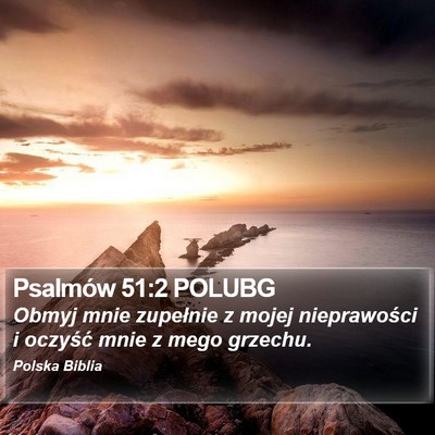 Psalmów 51:2 POLUBG Bible Verse Image
