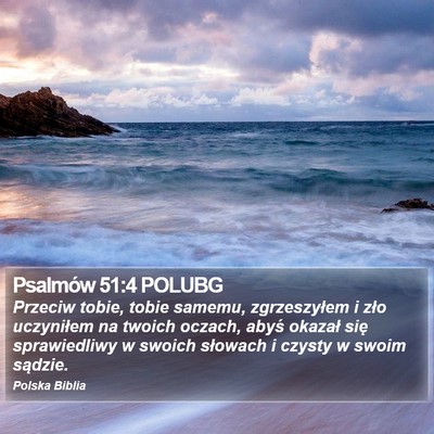 Psalmów 51:4 POLUBG Bible Verse Image