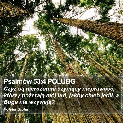 Psalmów 53:4 POLUBG Bible Verse Image