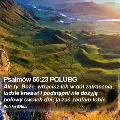 Psalmów 55:23 POLUBG Bible Verse Image