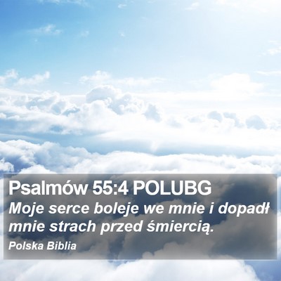 Psalmów 55:4 POLUBG Bible Verse Image