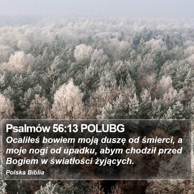 Psalmów 56:13 POLUBG Bible Verse Image