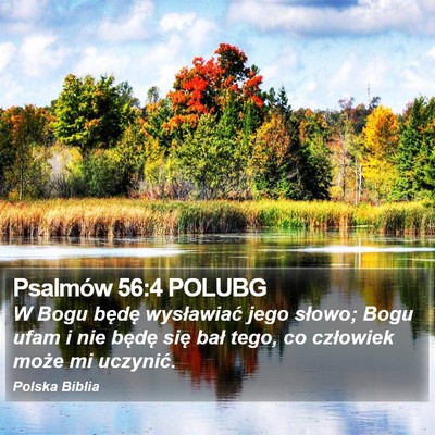 Psalmów 56:4 POLUBG Bible Verse Image
