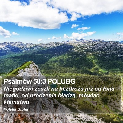 Psalmów 58:3 POLUBG Bible Verse Image