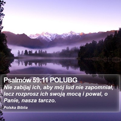 Psalmów 59:11 POLUBG Bible Verse Image
