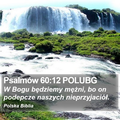Psalmów 60:12 POLUBG Bible Verse Image