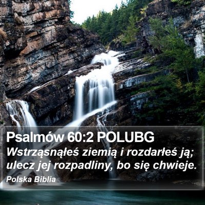 Psalmów 60:2 POLUBG Bible Verse Image