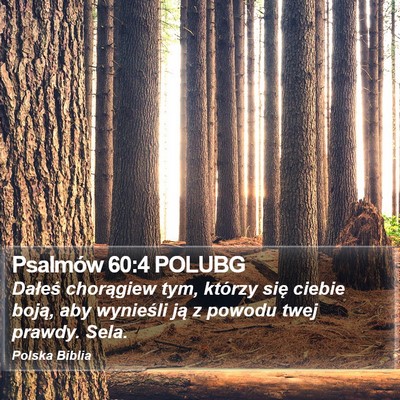 Psalmów 60:4 POLUBG Bible Verse Image