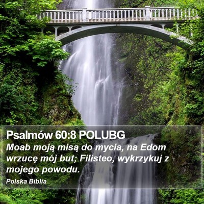 Psalmów 60:8 POLUBG Bible Verse Image