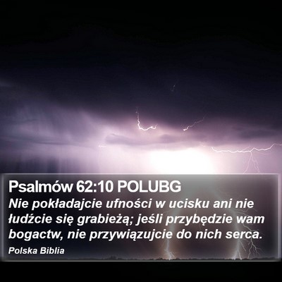 Psalmów 62:10 POLUBG Bible Verse Image