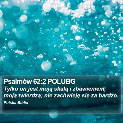 Psalmów 62:2 POLUBG Bible Verse Image