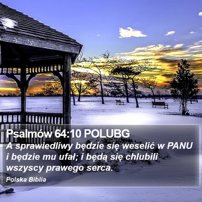 Psalmów 64:10 POLUBG Bible Verse Image