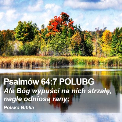 Psalmów 64:7 POLUBG Bible Verse Image
