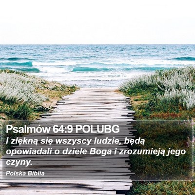Psalmów 64:9 POLUBG Bible Verse Image