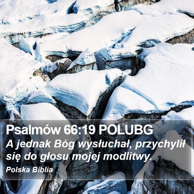 Psalmów 66:19 POLUBG Bible Verse Image