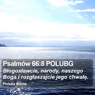Psalmów 66:8 POLUBG Bible Verse Image