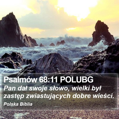Psalmów 68:11 POLUBG Bible Verse Image