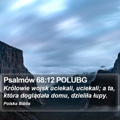 Psalmów 68:12 POLUBG Bible Verse Image