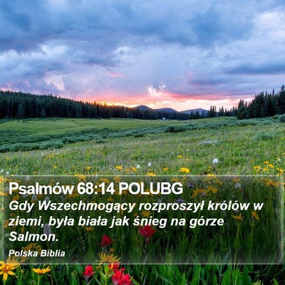 Psalmów 68:14 POLUBG Bible Verse Image