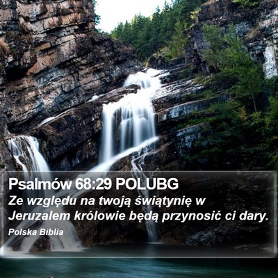 Psalmów 68:29 POLUBG Bible Verse Image