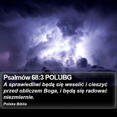 Psalmów 68:3 POLUBG Bible Verse Image