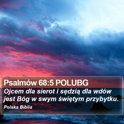 Psalmów 68:5 POLUBG Bible Verse Image