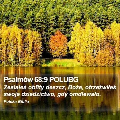 Psalmów 68:9 POLUBG Bible Verse Image