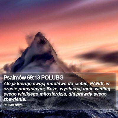 Psalmów 69:13 POLUBG Bible Verse Image