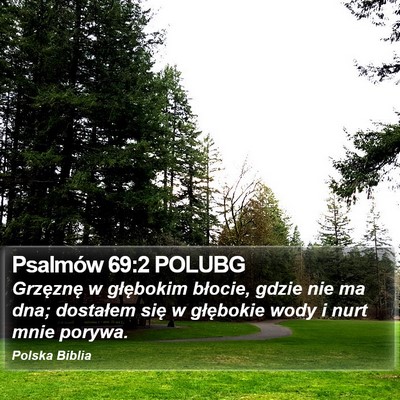 Psalmów 69:2 POLUBG Bible Verse Image