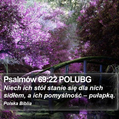 Psalmów 69:22 POLUBG Bible Verse Image