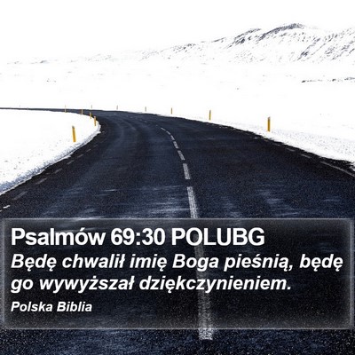Psalmów 69:30 POLUBG Bible Verse Image